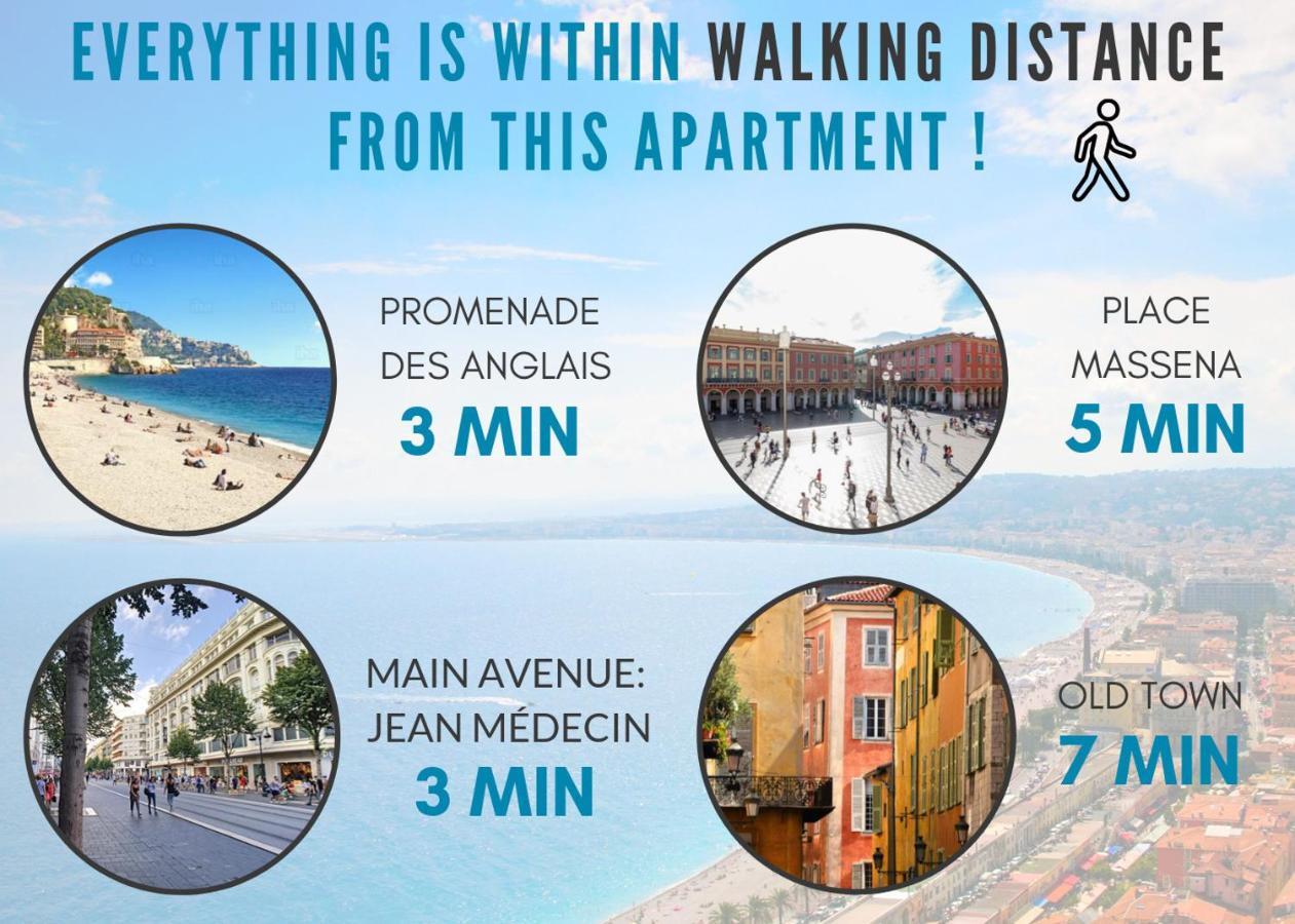 Nestor&Jeeves - Angel'S Bay - City Center - Close Beaches 니스 외부 사진